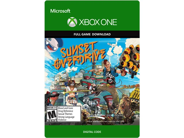Microsoft Microsoft G7Q-00002 Sunset Overdrive downloadable game — product photo