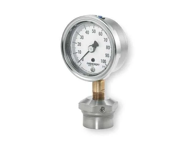 Ashcroft Ashcroft 251009AW02L/310SSLXCG100 pressure gauge 0 to 100 psi — product photo
