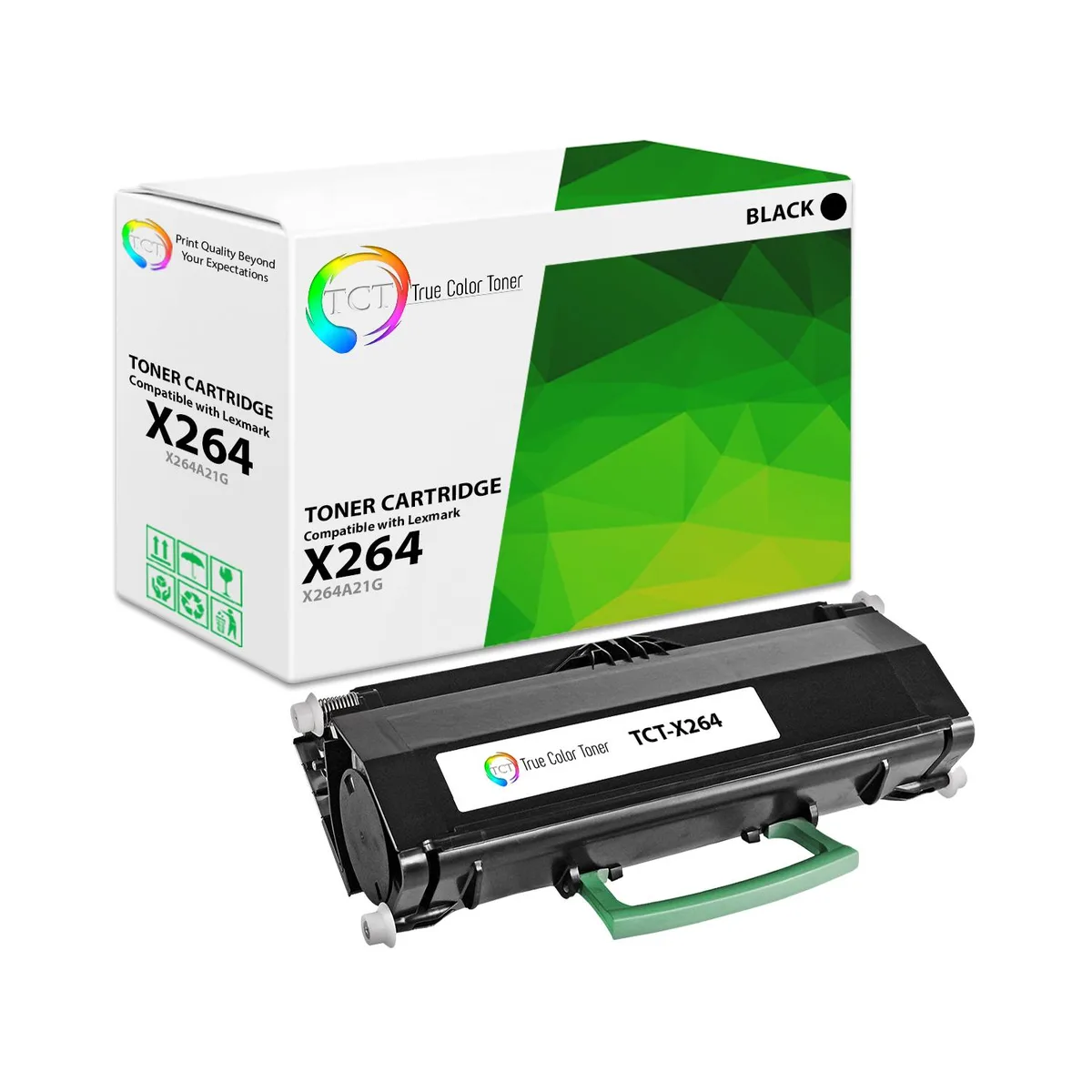 True Color Toner True Color Toner X264A21G Black Toner Cartridge 3500 pages — product photo