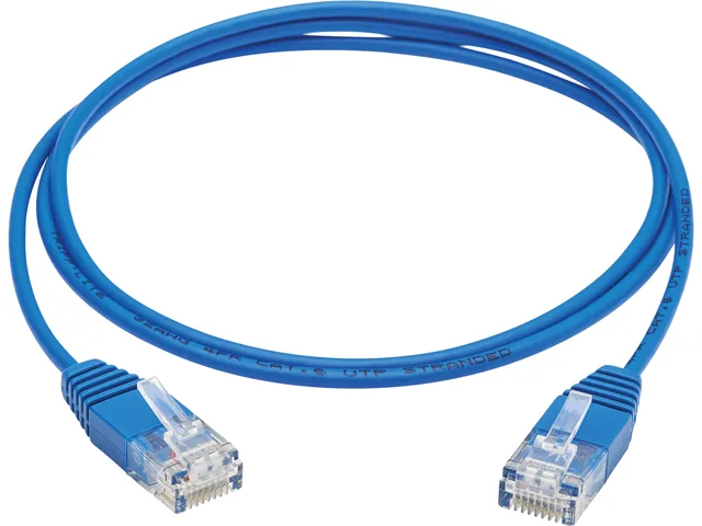 Tripp Lite Tripp Lite N200-UR03-BL 3 ft Cat6 Ultra-Slim Ethernet Cable Blue — product photo