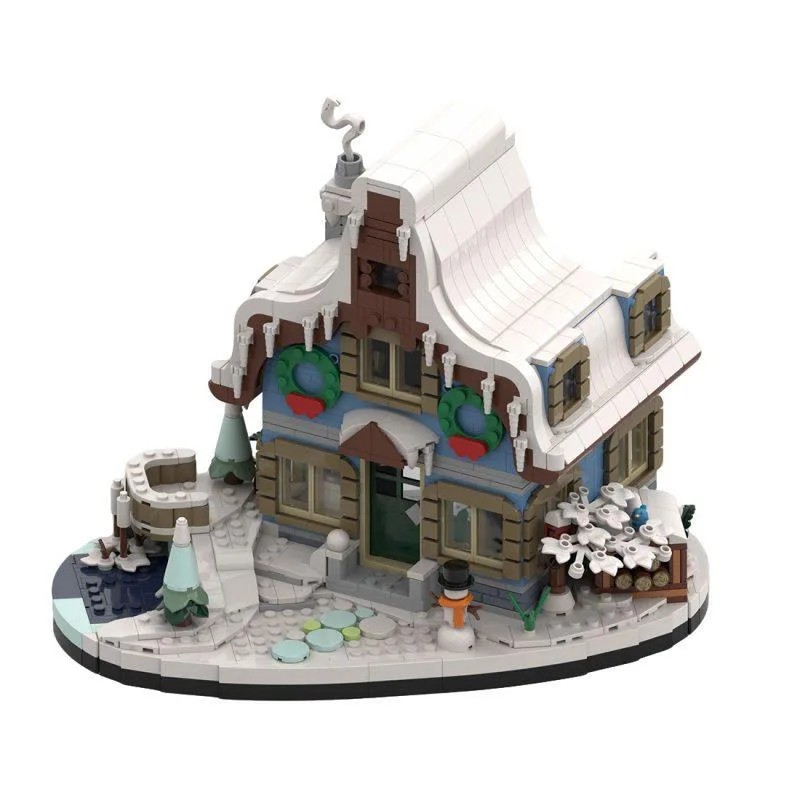 ZITIANYOUBUILD ZITIANYOUBUILD MOC-165379 Winter House Building Blocks 1812 Pieces — product photo