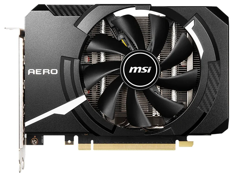 MSI MSI RTX 3050 AERO ITX 8G OC graphics card — product photo