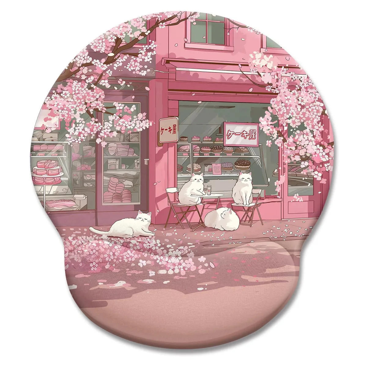 KEHIPI KEHIPI J-MOUA028 Cherry Blossom Mouse Pad 9.8 x 8.6 in — product photo