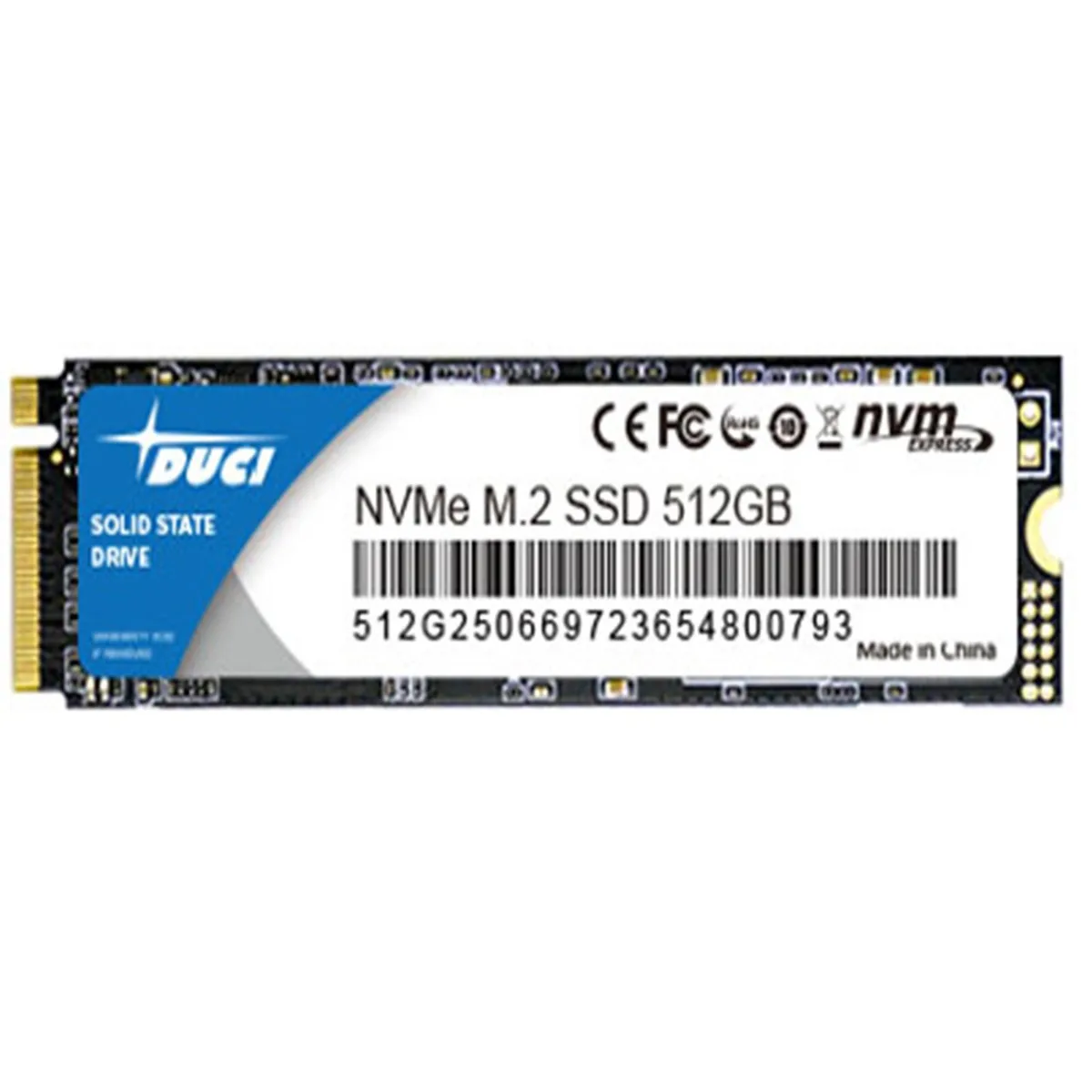 DUCI DUCI 512GB NVME M.2 internal SSD — product photo