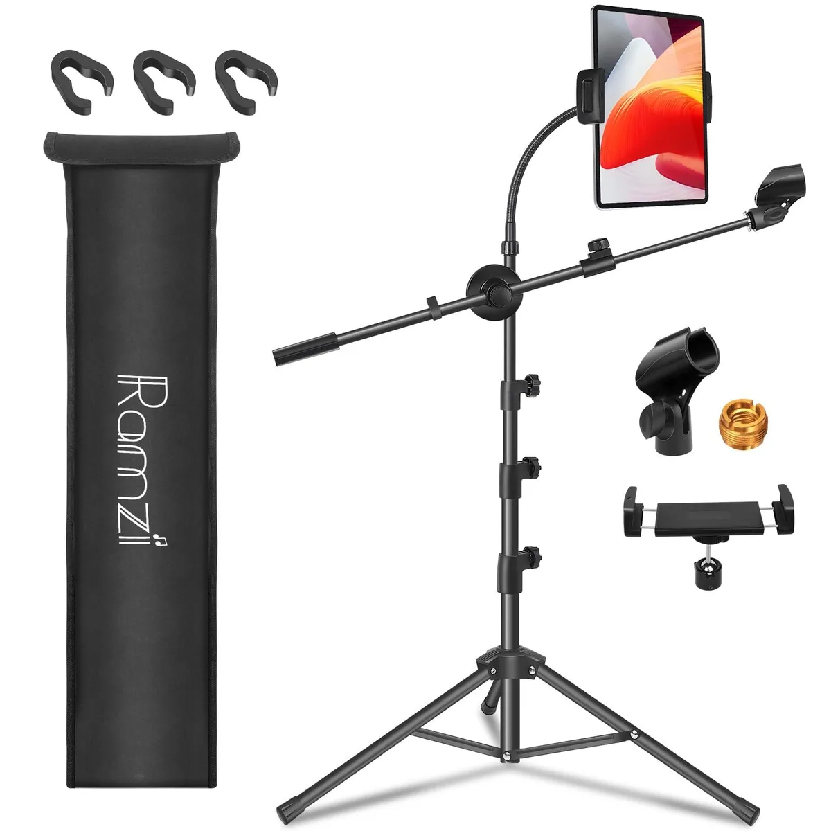  Avid MKFJ-01 6-in-1 Mic Stand Boom Gooseneck Tablet Holder Bag — product photo