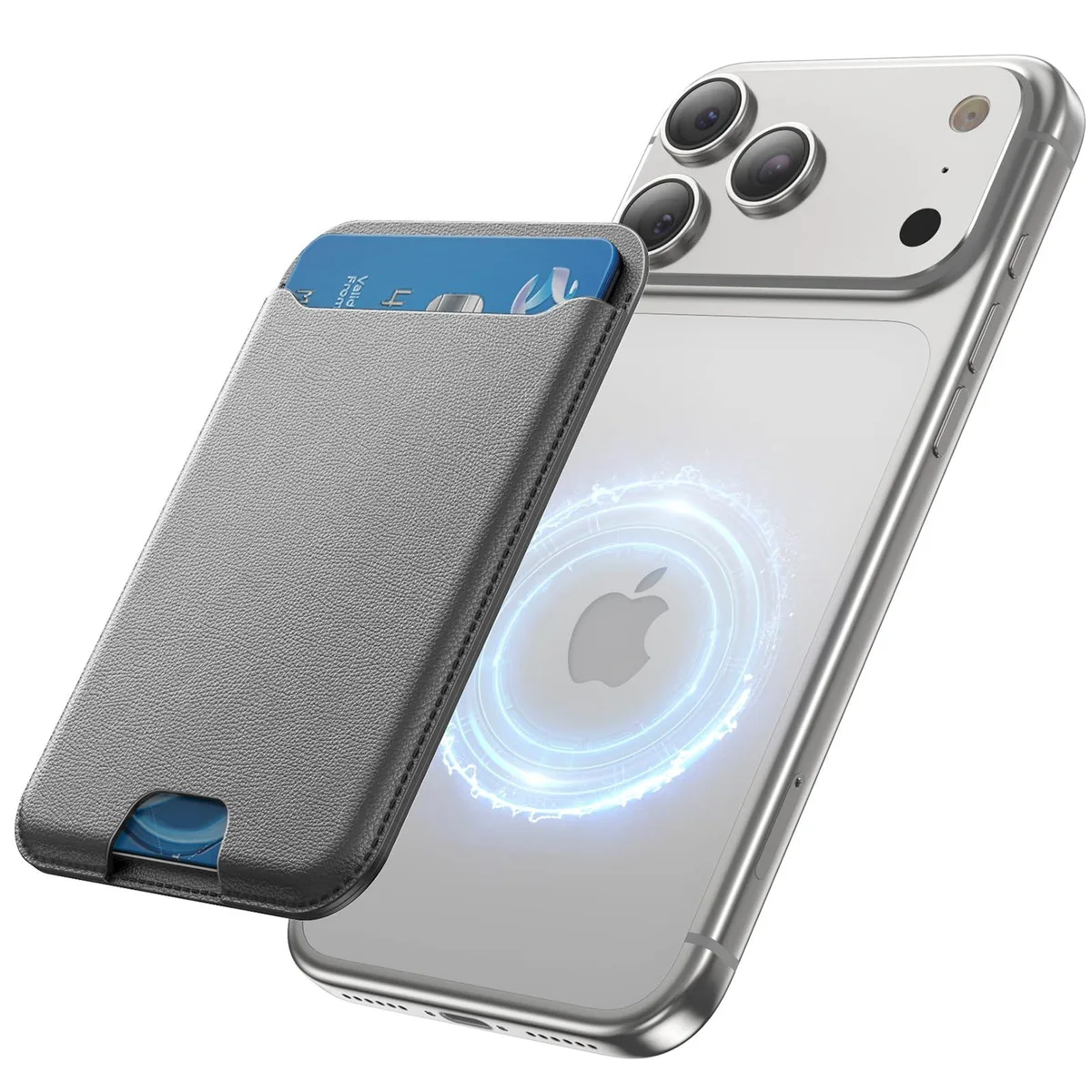  Viator Gear Standwallet MagSafe Wallet 3 Cards Titanium Grey — product photo