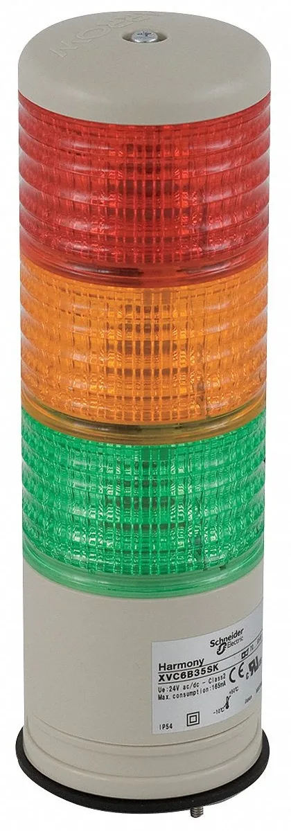 Schneider Electric Schneider Electric XVC6B35SK personal protective equipment 60mm 24V 3-colour — product photo