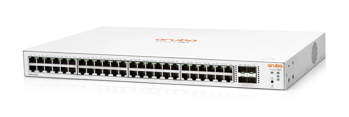 HPE Networking Instant On HPE Networking Instant On 1830 24-port Gigabit 2 SFP network switch JL812A#ABA — product photo