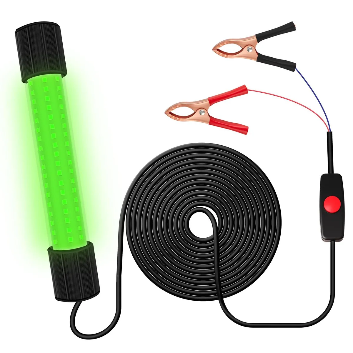  1300LM 16FT IP68 Green Fishing Light — product photo