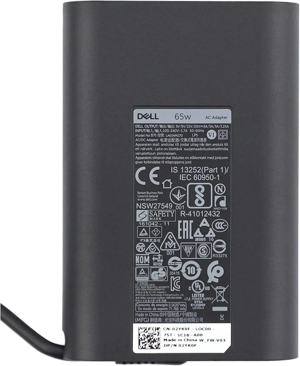 GCROWN GCROWN LA65NM170 65W USB-C laptop charger — product photo