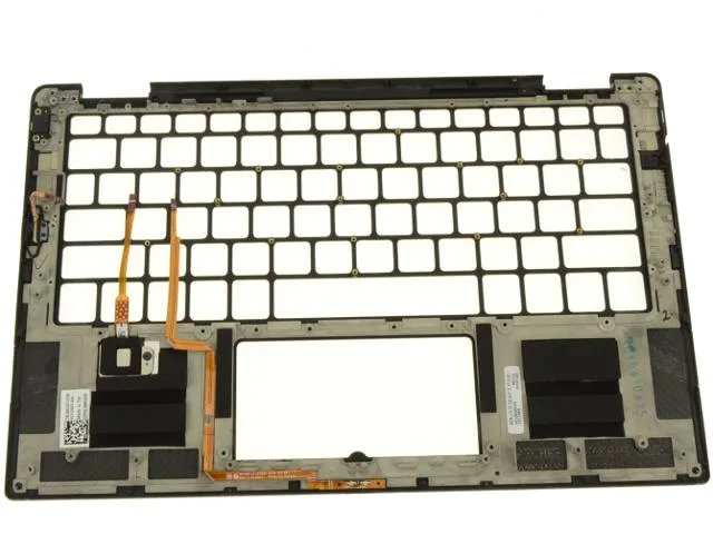 Genuine Dell XPS 9365 palmrest assembly with fingerprint reader, no touchpad