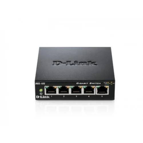 D-Link D-Link DGS-105 5-port 10/100/1000 network switch — product photo