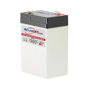 Single sealed 6V 4.5Ah lead-acid battery with F1 terminals