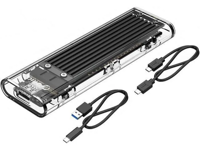 LORDWORLD LORDWORLD NVME SSD Enclosure Transparent 10Gbps 2230-2280 — product photo
