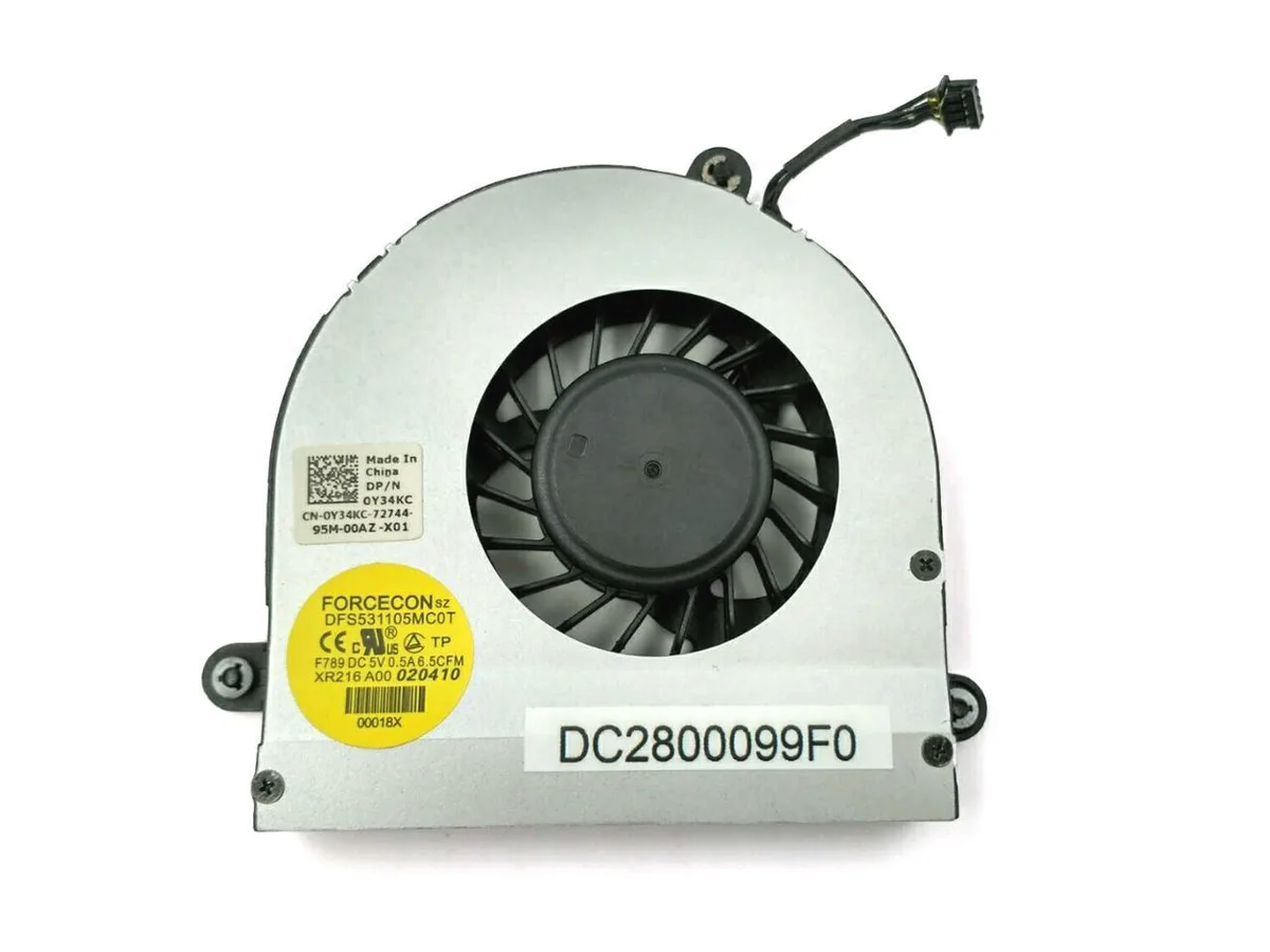 Fans Fans Laptop CPU Cooling Fan for Dell Alienware M17X R3 R4 R5 0XVXVH DC28000CMF0 DC2800099F0 — product photo