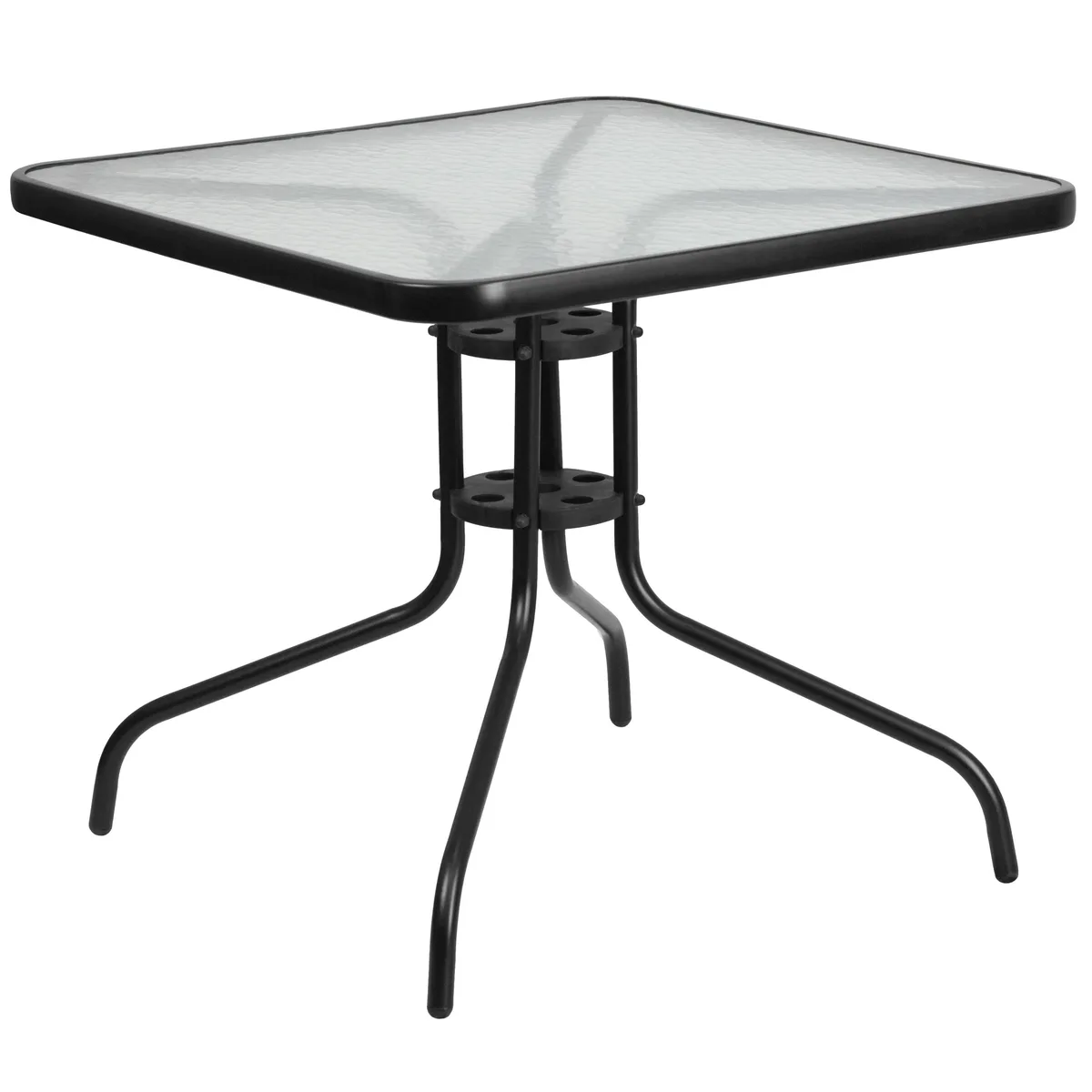Flash Furniture Flash Furniture Barker 31.5" Square Glass Patio Table — product photo