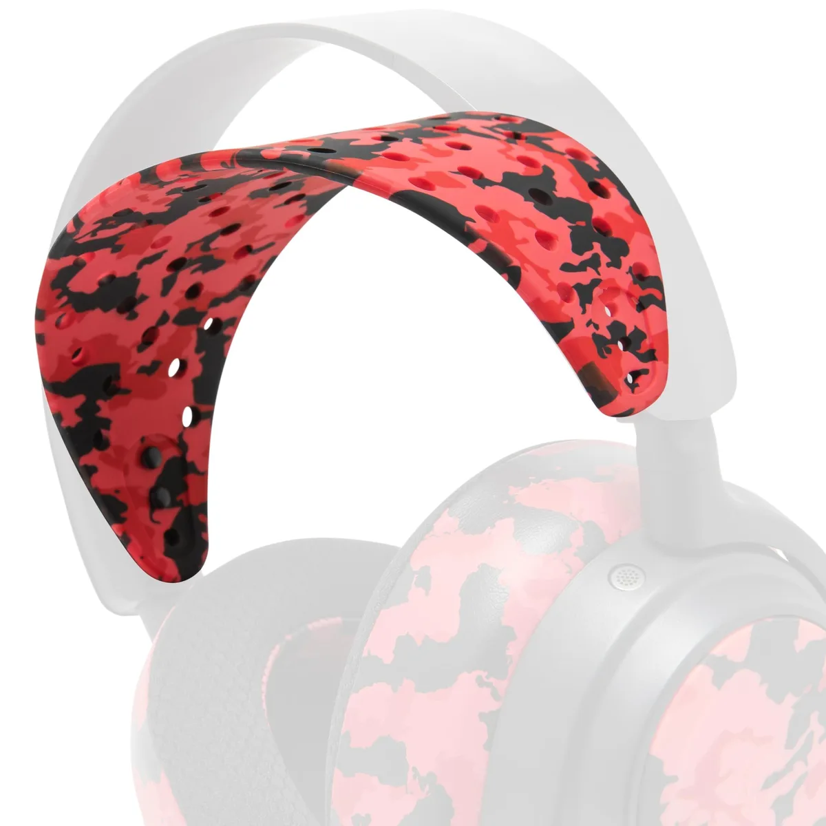 WC Wood WC Wood HeadbandZ Arctis Nova V2 Red Camo 2 in 1 accessory — product photo