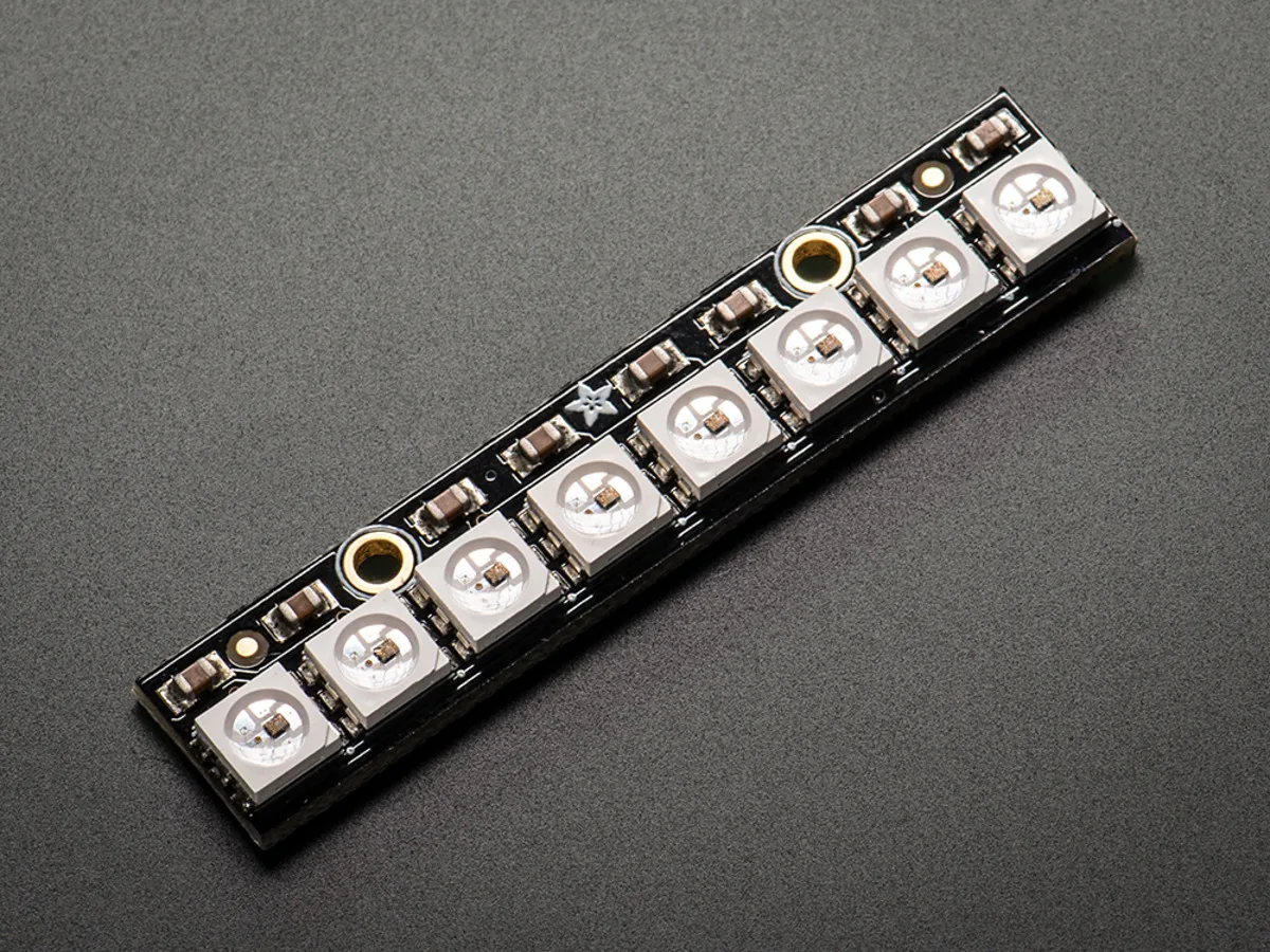 Adafruit Adafruit NeoPixel Stick 8 5050 RGB LEDs — product photo