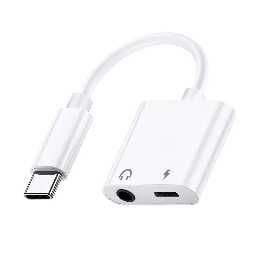 KEHIPI KEHIPI USB-C to 3.5mm Audio Adapter with PD/QC Charging — product photo