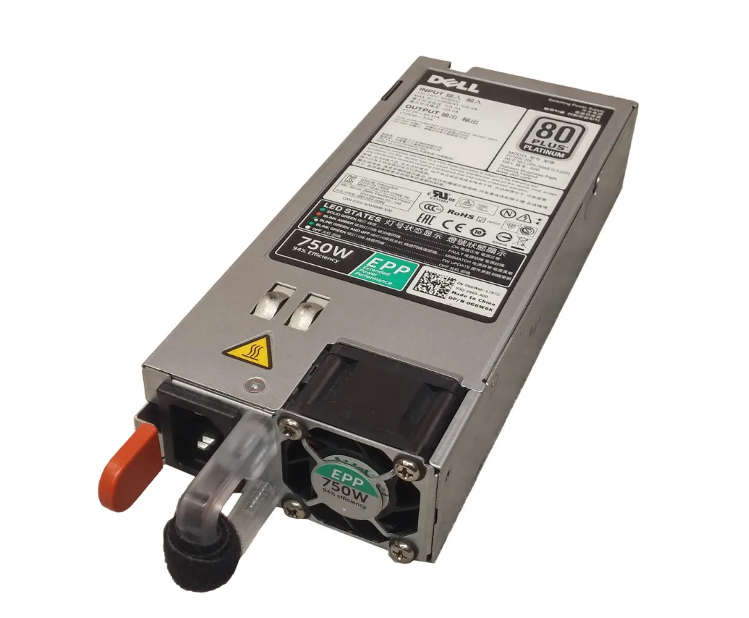 DELL DELL 0W8R3C 750W 80+ Power Supply R640 server accessory — product photo