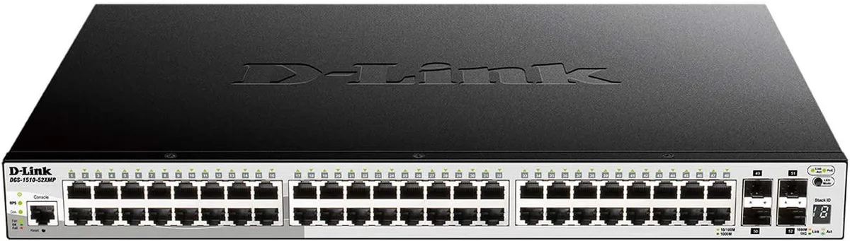 D-Link D-Link 52-Port Gigabit Stackable Smart Managed Switch with 10G Uplinks — product photo