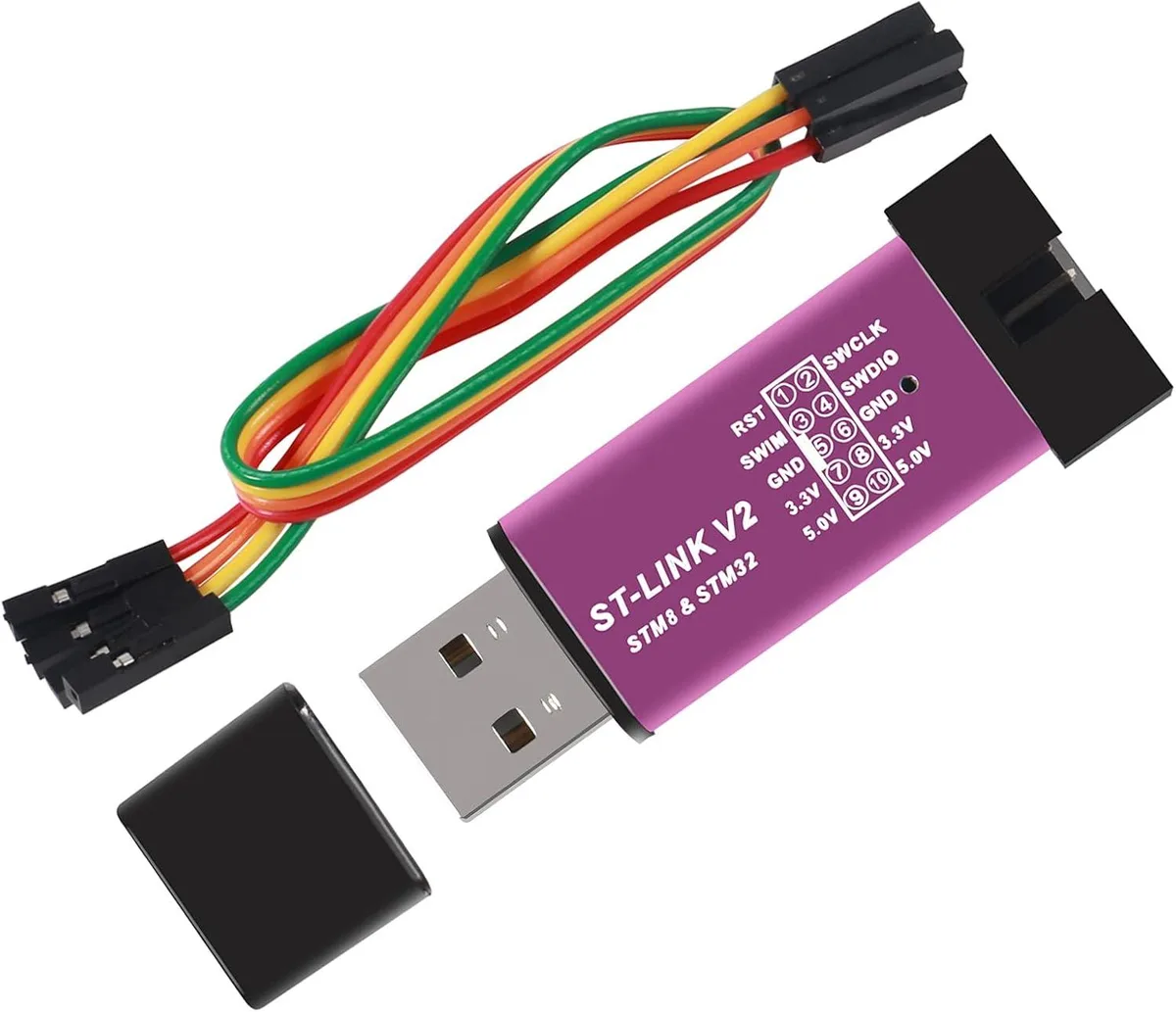 MCDODO MCDODO ST-Link V2 Programmer STM32F103C8T6 STM8 with Cable Random Color — product photo
