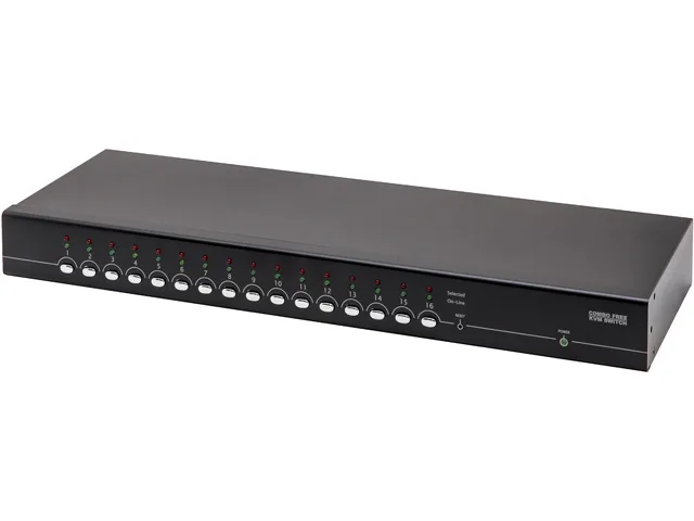 Syba Syba SY-KVM50084 16-Port USB PS/2 KVM Switch — product photo