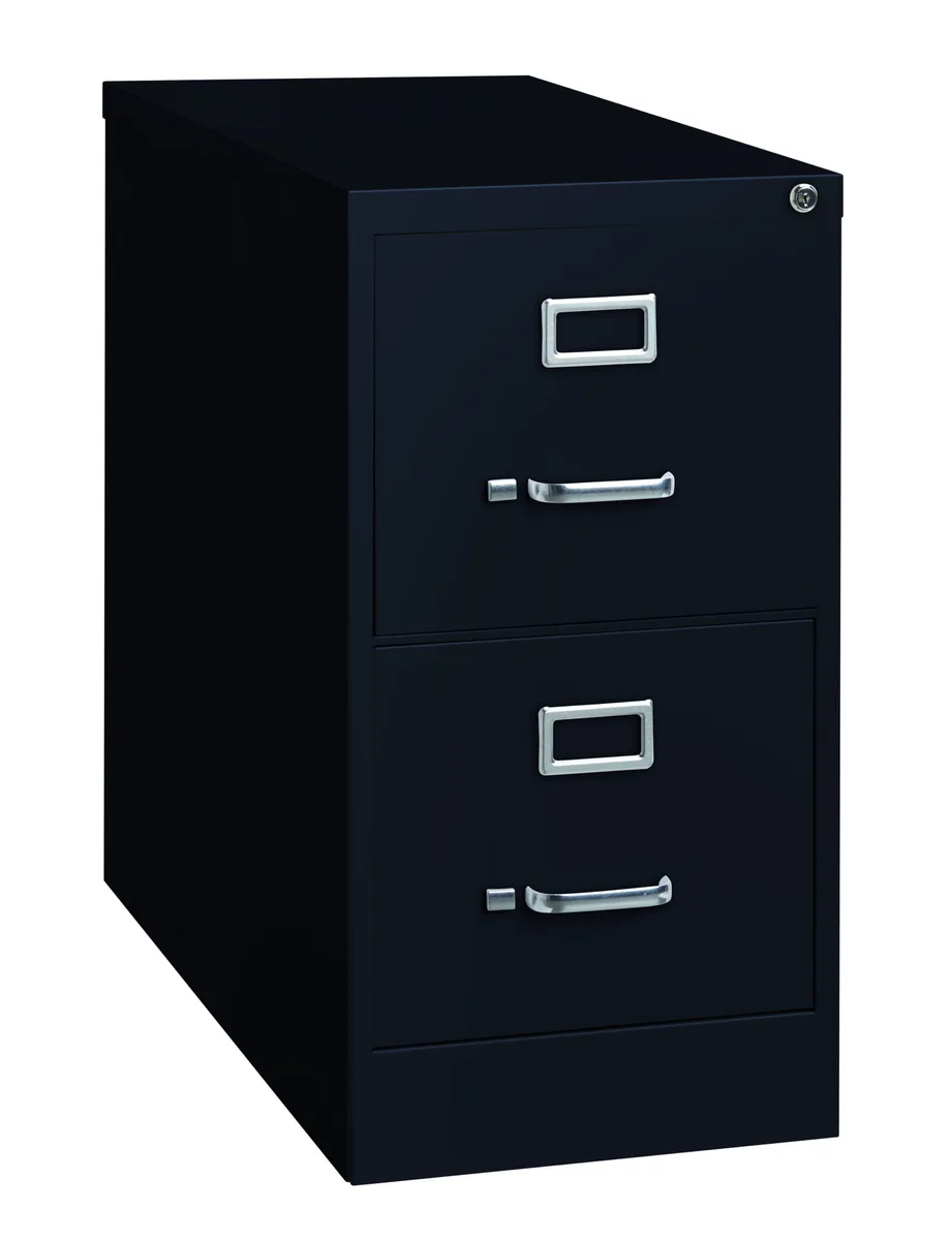 Hirsh Industries LLC Hirsh Industries LLC 26.5-in Deep 2 Drawer Letter Width Vertical File Cabinet Black — product photo