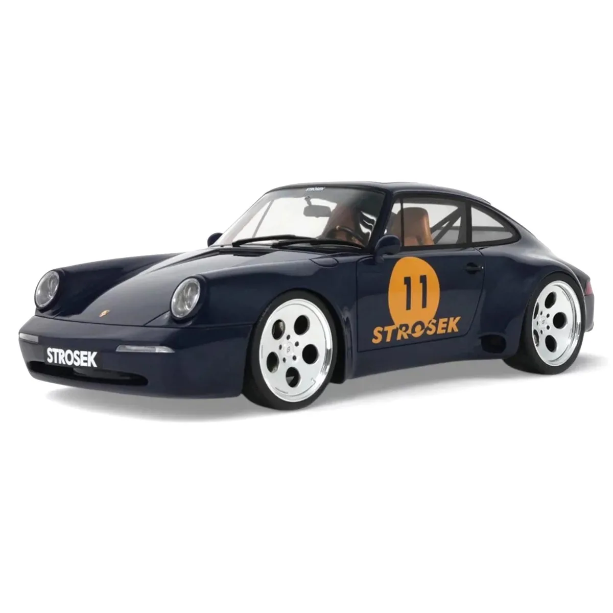 GT Spirit GT Spirit 2024 Porsche 911 Strosek Mega 30 #11 Blue 1/18 hobby collectible — product photo