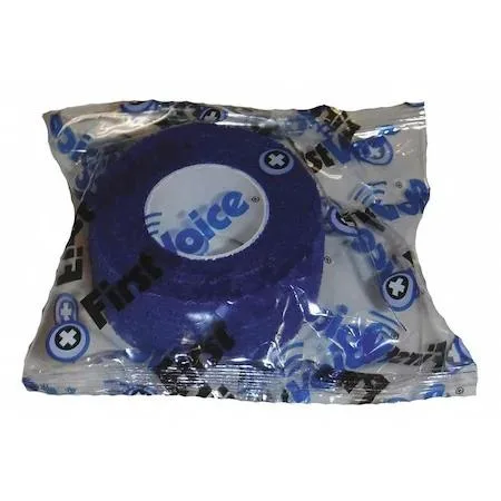 Twenty dark blue self-adhesive bandage rolls in individual poly bags