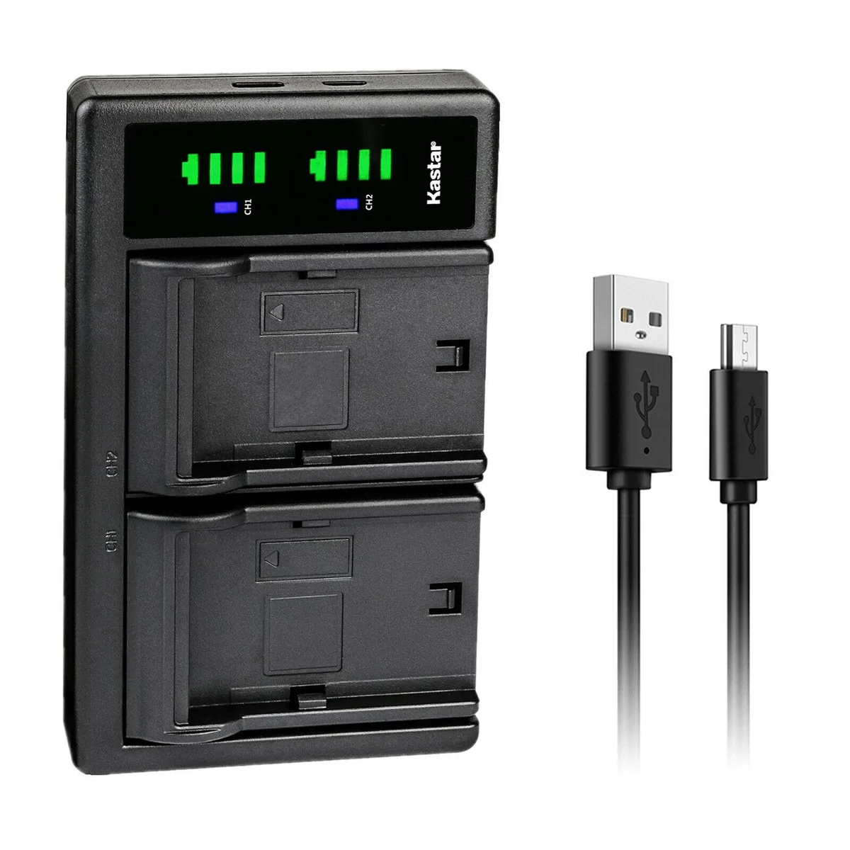 Kastar Kastar LTD2 USB Dual Charger for Fieldpiece RLB2, SCL2, SRL2, SRL8 Leak Detectors — product photo