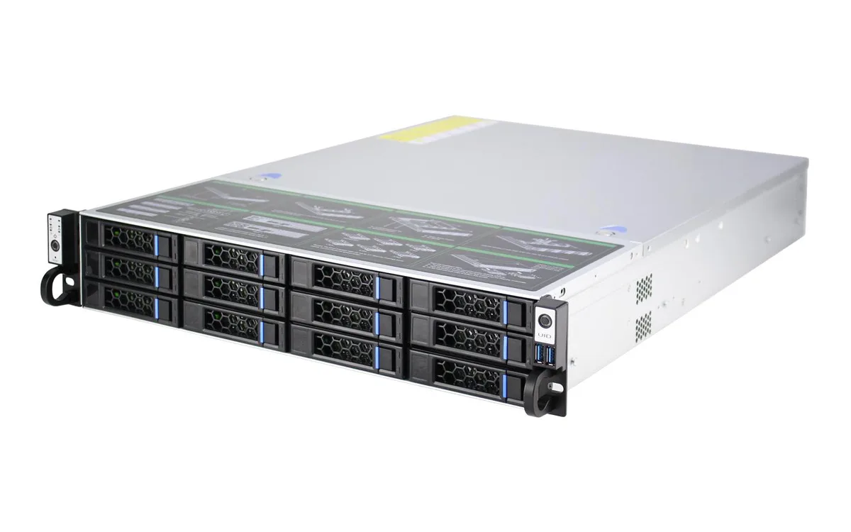HOTCFWQ HOTCFWQ 2U 12-bay 6Gb SAS/SATA rackmount server chassis — product photo