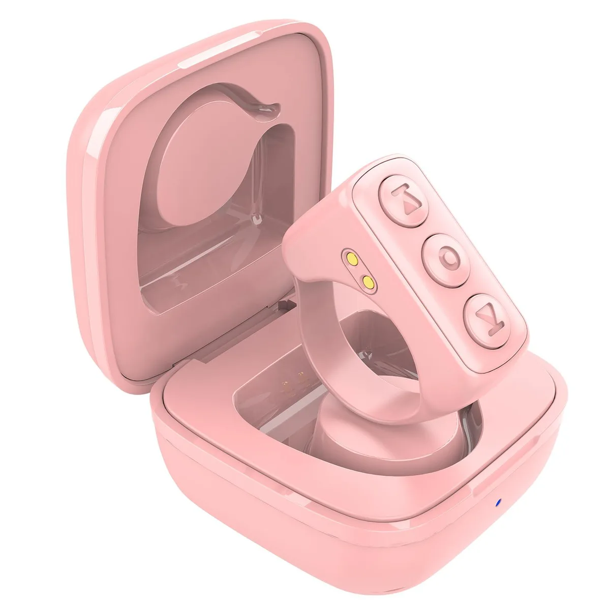 ZOZVO TikTok Scrolling Ring Pink Bluetooth Remote 12h 30ft — product photo