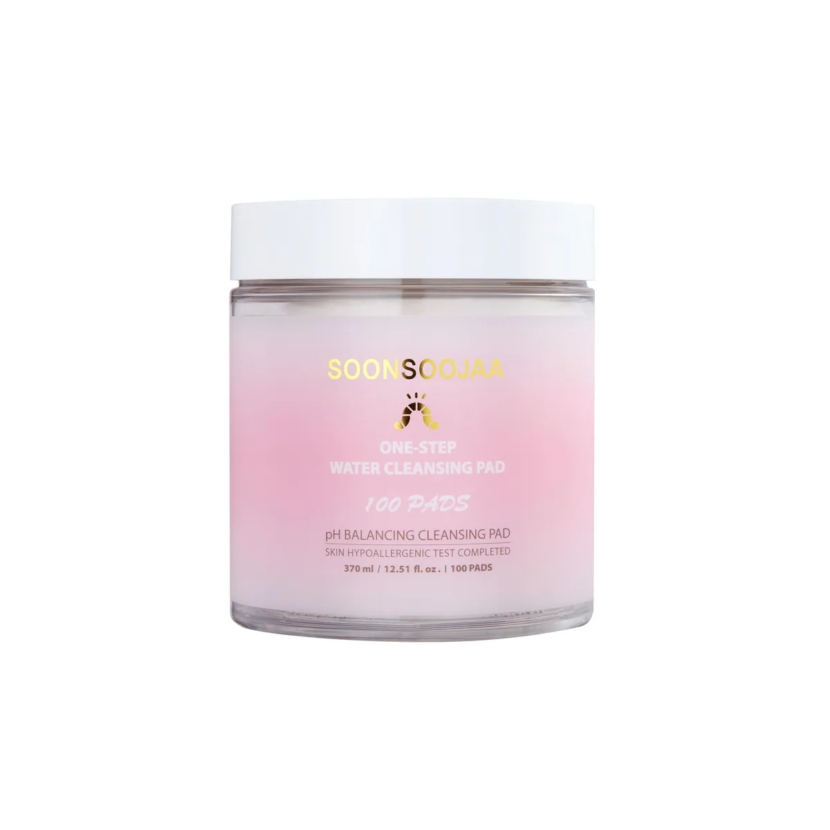 Hitrons Solutions Hitrons Solutions Soonsoojaa One-Step Water Cleansing Pad 370ml 100pads — product photo