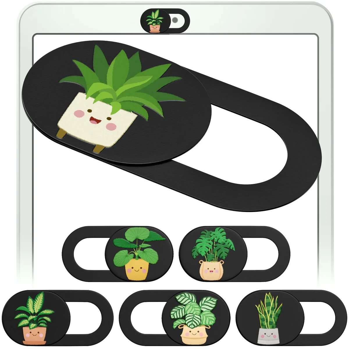  Advent Indoor Plants (Small) Camera Cover Slide 6pk 15x10x.3cm — product photo
