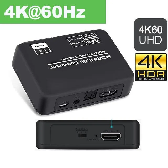 LUOM LUOM OZV8-1A HDMI Audio Extractor 4K 60Hz 18Gbps — product photo