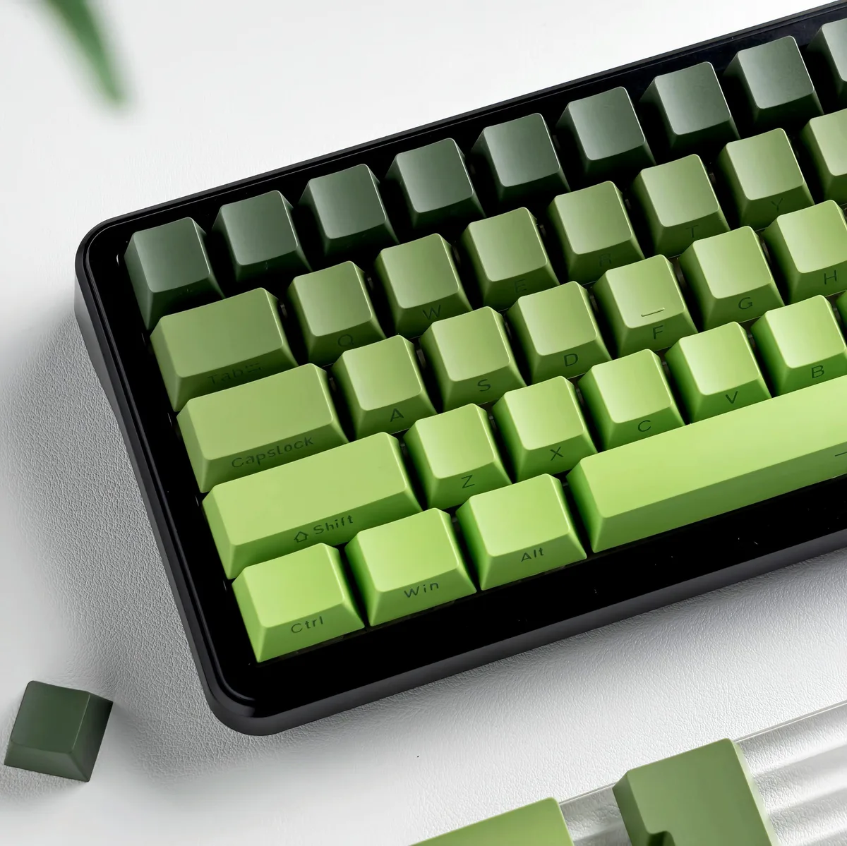 Womier Womier Double Shot PBT Keycaps Set 135-key Matcha Green — product photo
