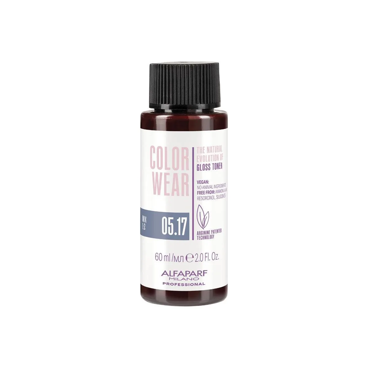 AlfaParf AlfaParf Color Wear Gloss Toner 5.17 Soft Light Ash Matte Brown 60ml hair care — product photo