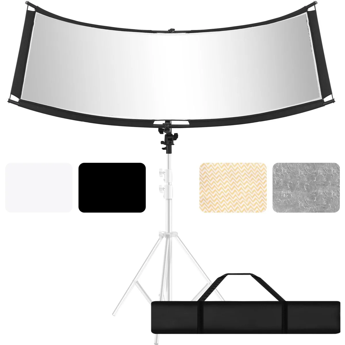  WELLMAKING WF-180×60 71x23in Arc Curved Reflector with Bag — product photo