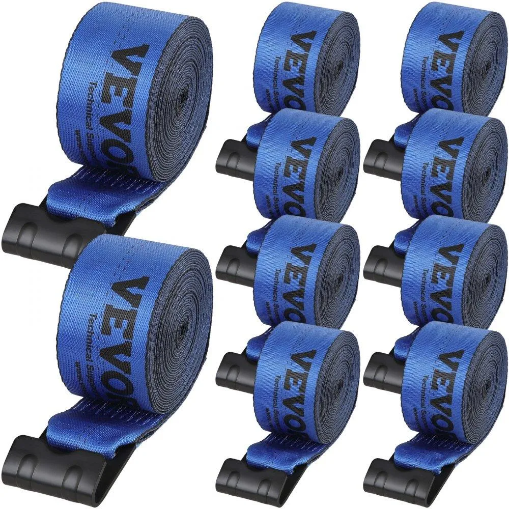 VEVOR VEVOR Winch Straps 4" x 30' 6000 lbs Blue 10 Pack — product photo