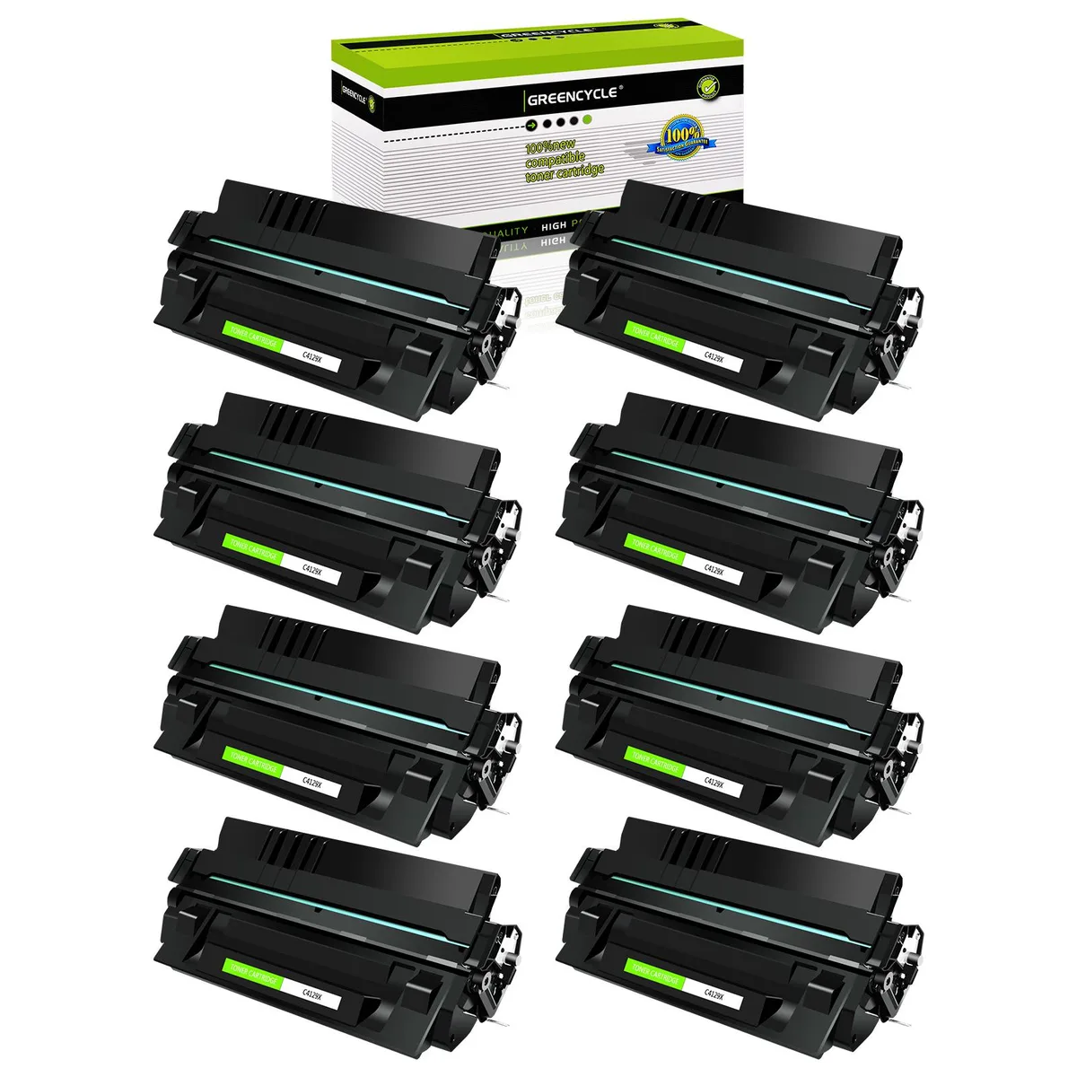 GREENCYCLE GREENCYCLE C4129X Compatible Toner Cartridge 8 Pack Black 10000 pages — product photo