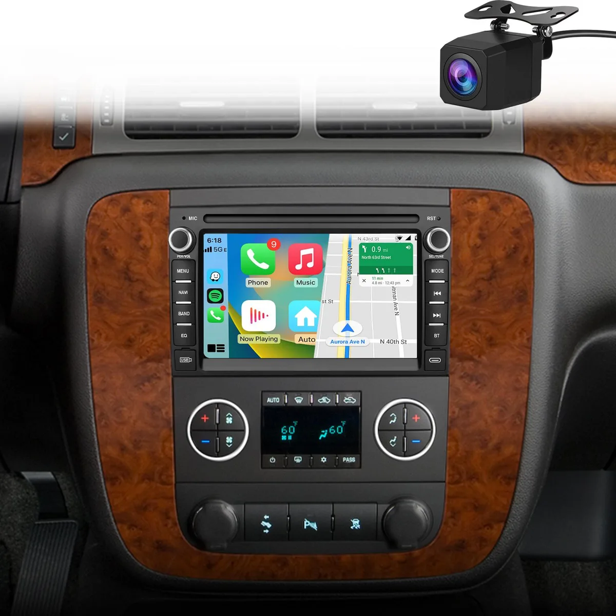 litillbuly litillbuly XTGMC72C-HS19 7 inch Android 13 Receiver — product photo