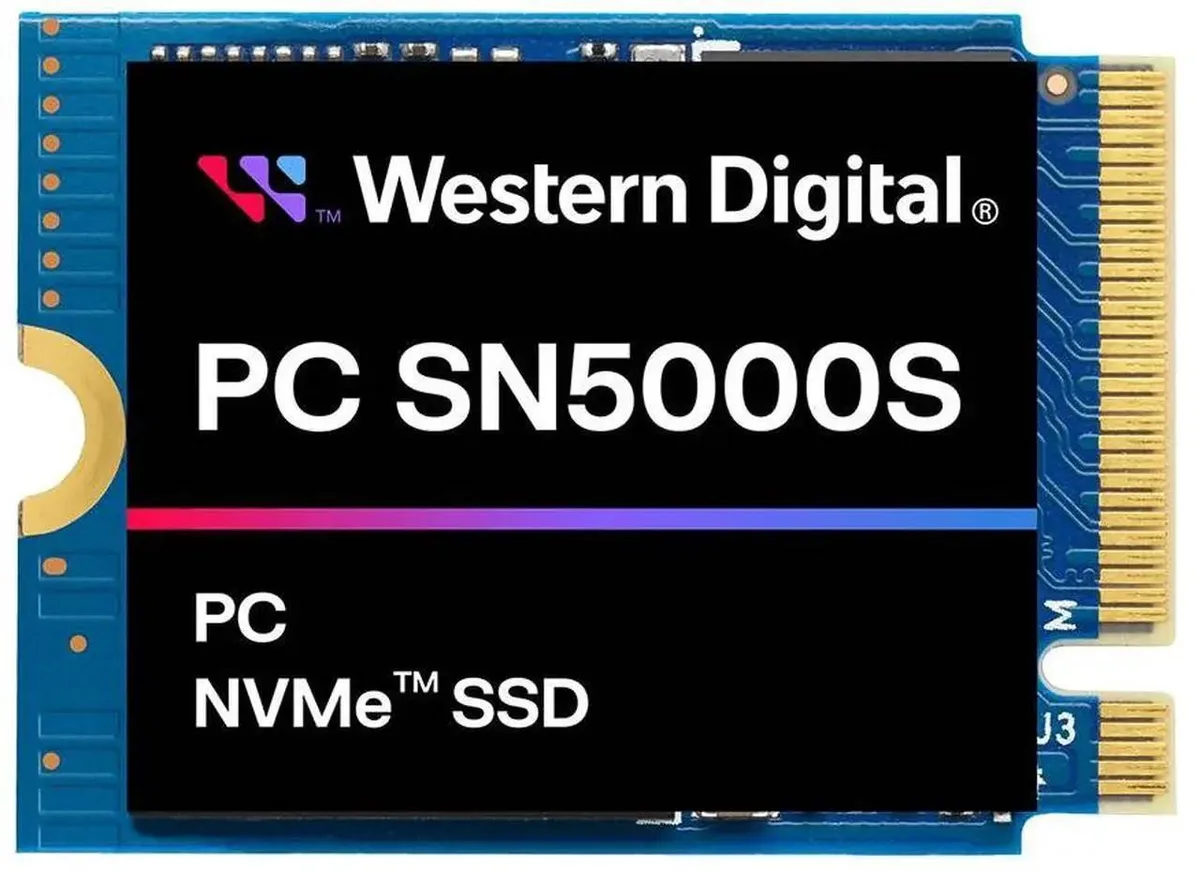 Western Digital Western Digital PC SN5000S 512GB M.2 2230 NVMe internal SSD — product photo