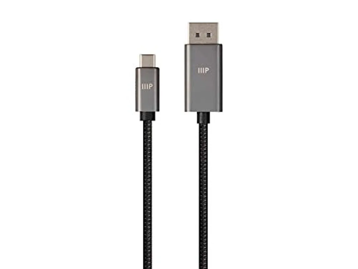 Monoprice Inc. Monoprice Inc. 139240 Bidirectional USB-C to DisplayPort Cable 6 ft Black — product photo