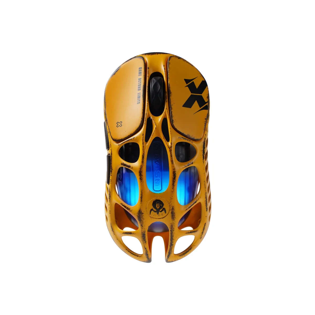 GravaStar GravaStar Mercury X Battle Worn-Yellow Gaming Mouse 49g PAW 3950 32000 DPI 1000Hz — product photo