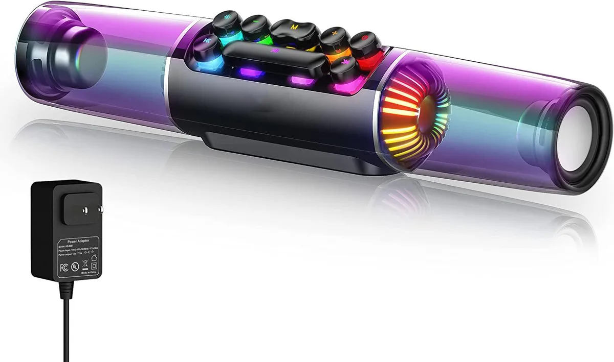 BFKK BFKK 14" Bluetooth 5.0 Speaker Soundbar 16W RGB Subwoofer — product photo