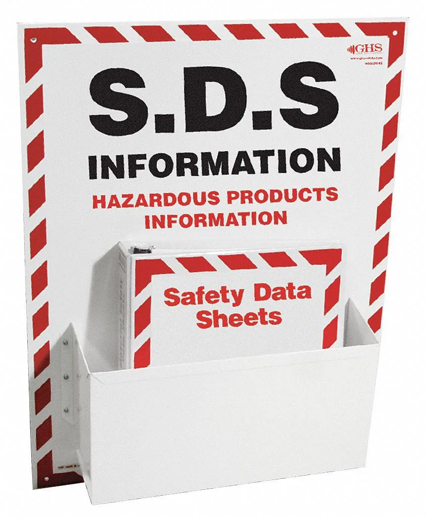 Ghs Safety Ghs Safety GHS1012 Information Center 24 in H Educational Supply — product photo