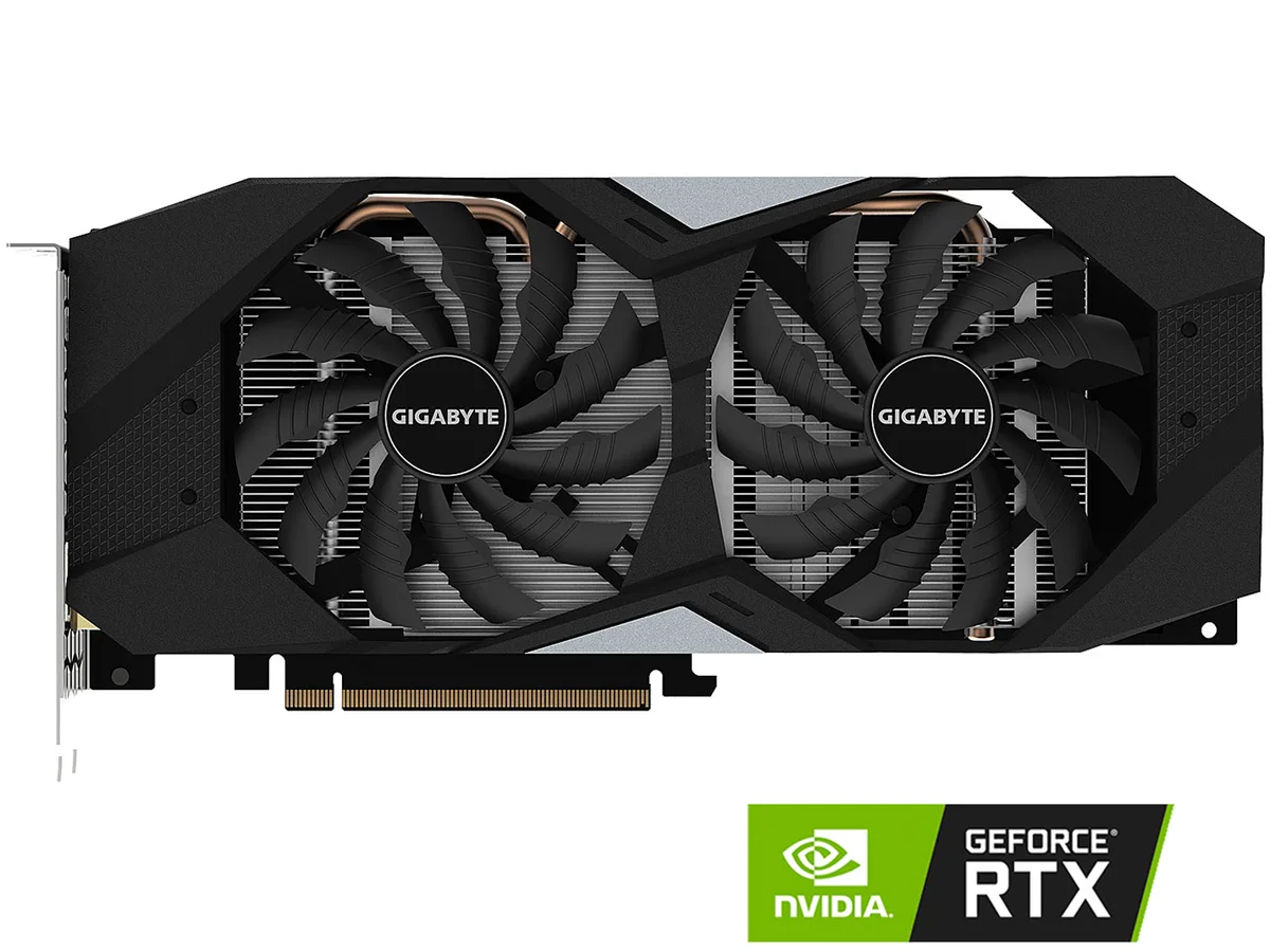 GIGABYTE GIGABYTE GV-N2060WF2OC-6GD GeForce RTX 2060 WINDFORCE OC 6GB graphics card — product photo