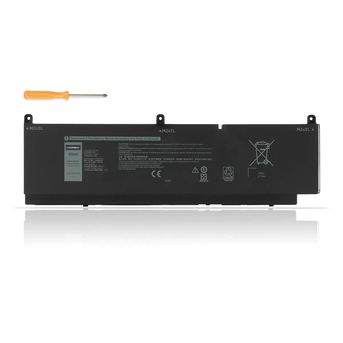 KingSener KingSener PKWVM / C903V / CR72X / 68ND3 11.1V 48Wh laptop battery — product photo
