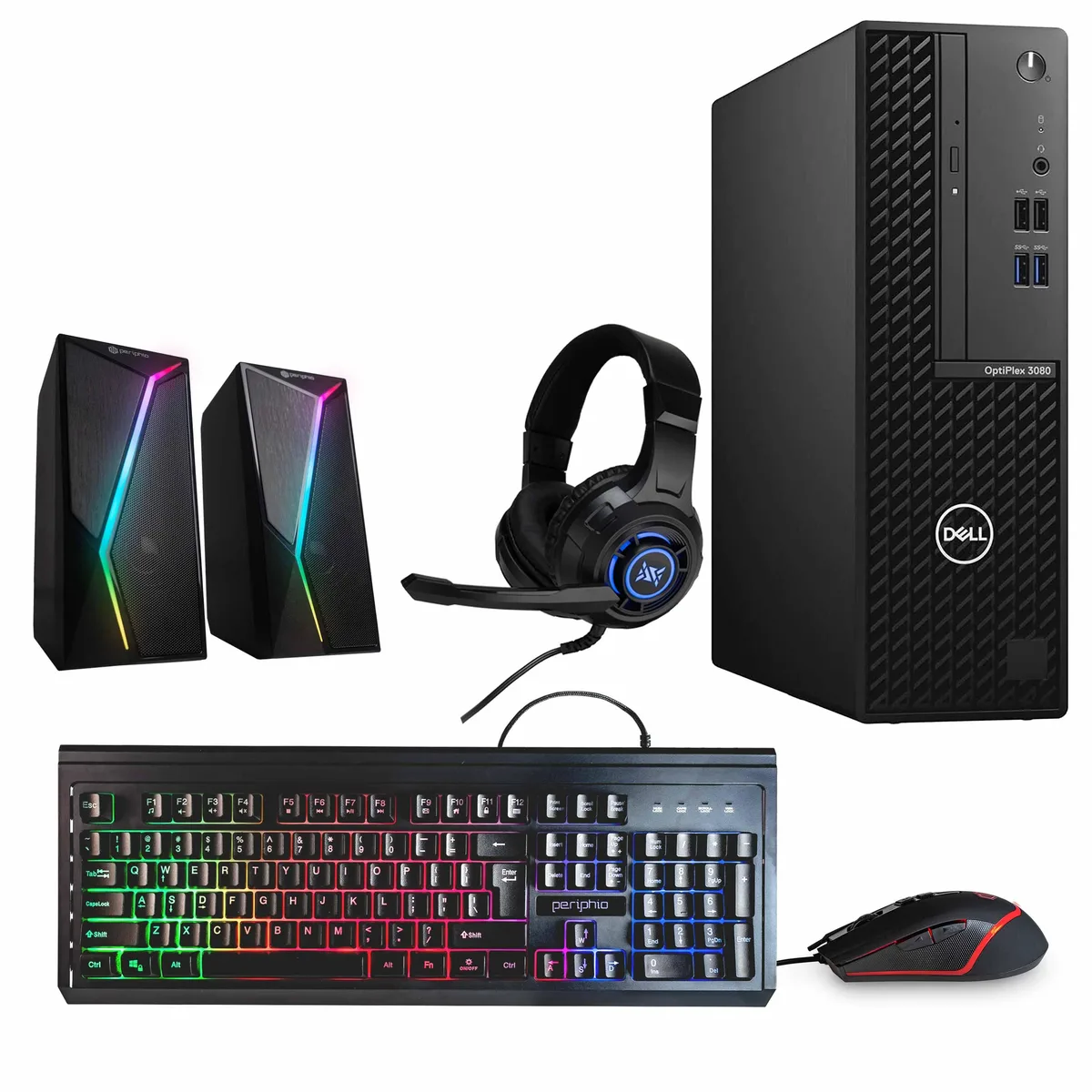 DELL DELL OptiPlex 3080 desktop PC i7-10700 32GB DDR4 1TB SSD 1TB HDD GeForce 1030 Windows 11 Pro — product photo